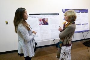 Student presents at RCAW